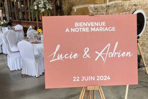 Stickers prénoms des mariés